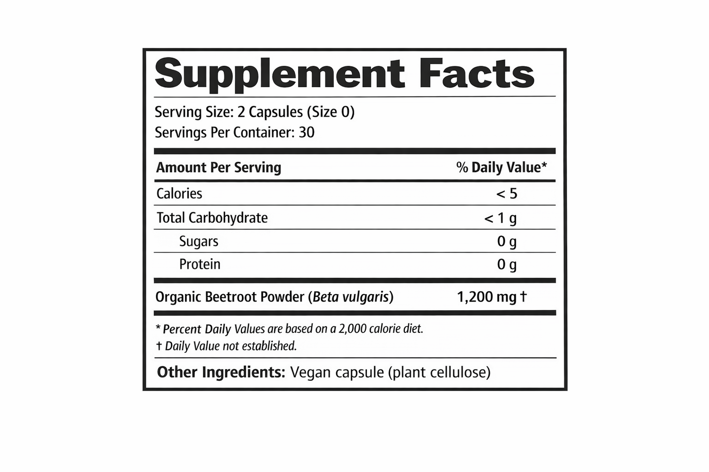 Organic Beetroot Capsules